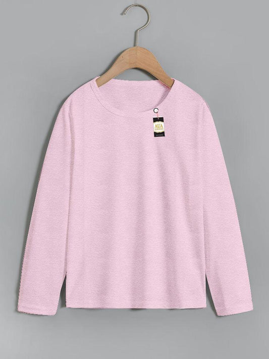 1 pc women stitched plain sweat shirt