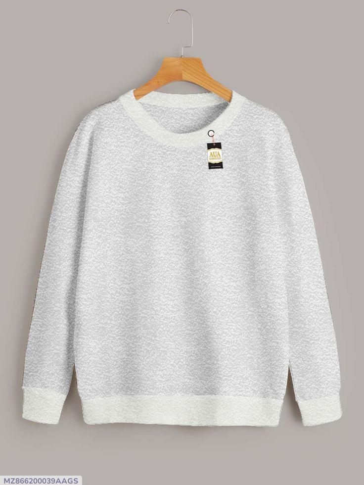 1 PC WOMEN STITCHED Plain sweat shirt